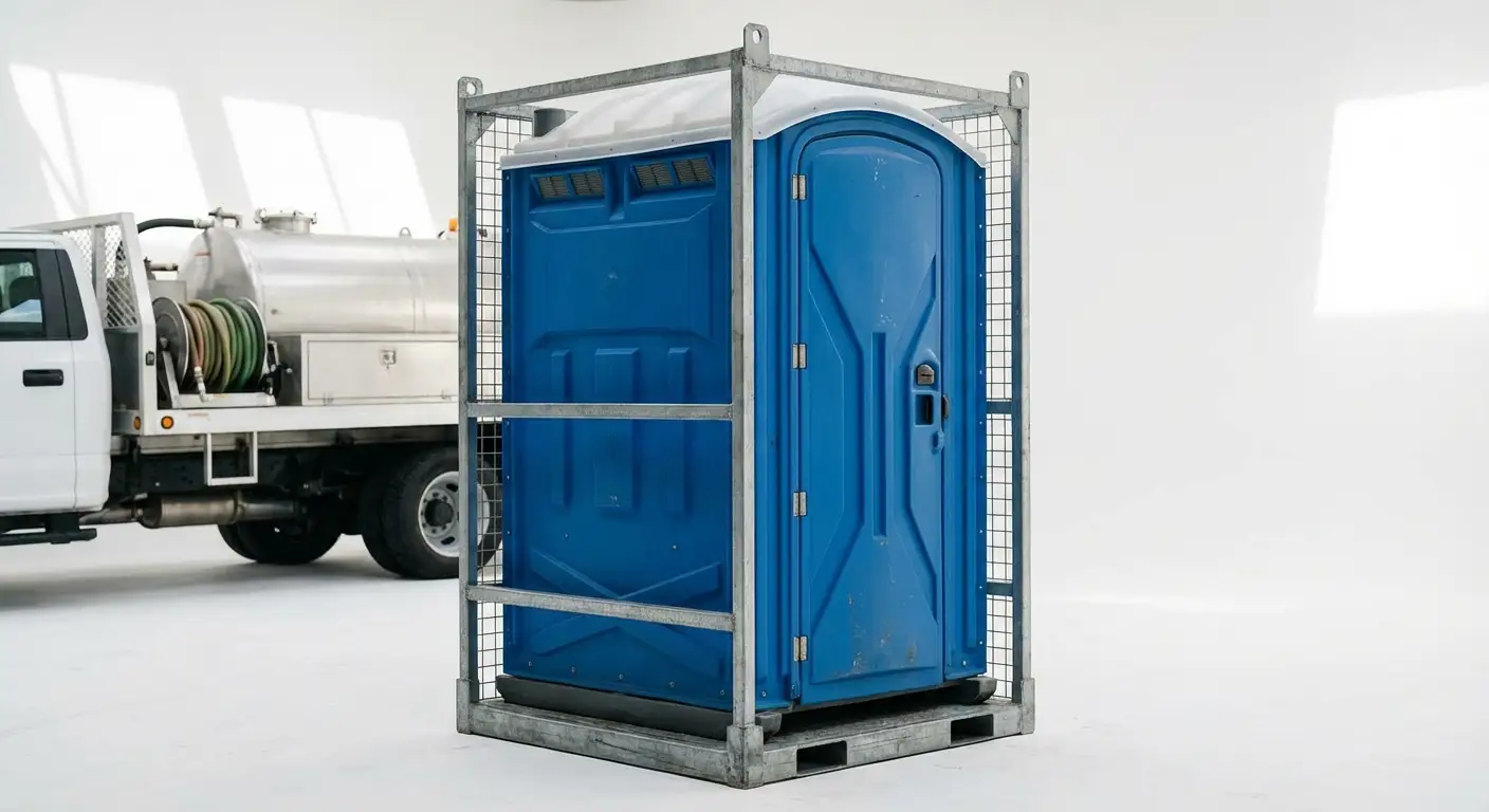 Crane-Liftable Portable Toilet Technical Specifications in Alexandria, VA