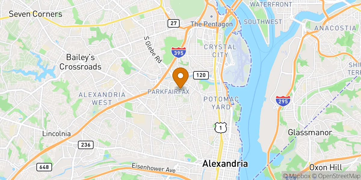  neighborhood map in Alexandria, VA