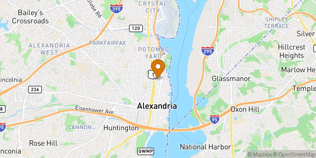  neighborhood map in Alexandria, VA