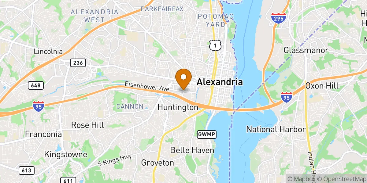  neighborhood map in Alexandria, VA